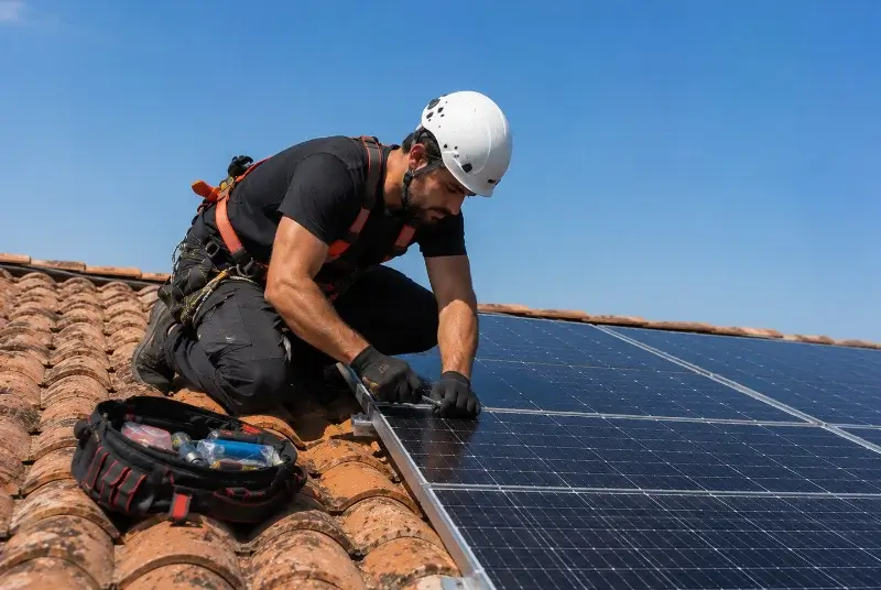 Maintenance et monitoring de panneaux solaires à Marennes-Hiers-Brouage